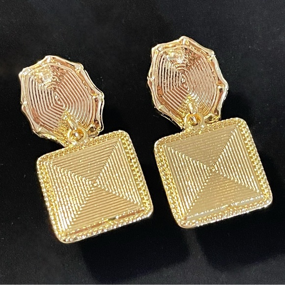 ✨Elegant Retro Style Glass Cabochon Earrings - Picture 4 of 4